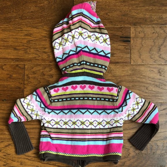 Nevada Multi-coloured zip up hoodie sweater - Picture 2 of 7